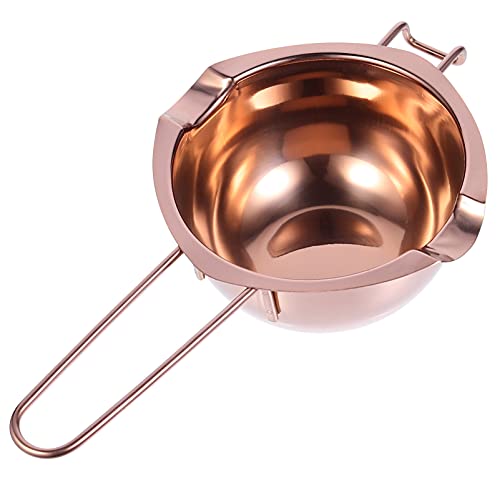 BEBEMOKO 1pc Stainless Steel Melting Pot for Baking Cheese Butter Melting Bowl Double Boiler for Chocolate Candy Easy to Use