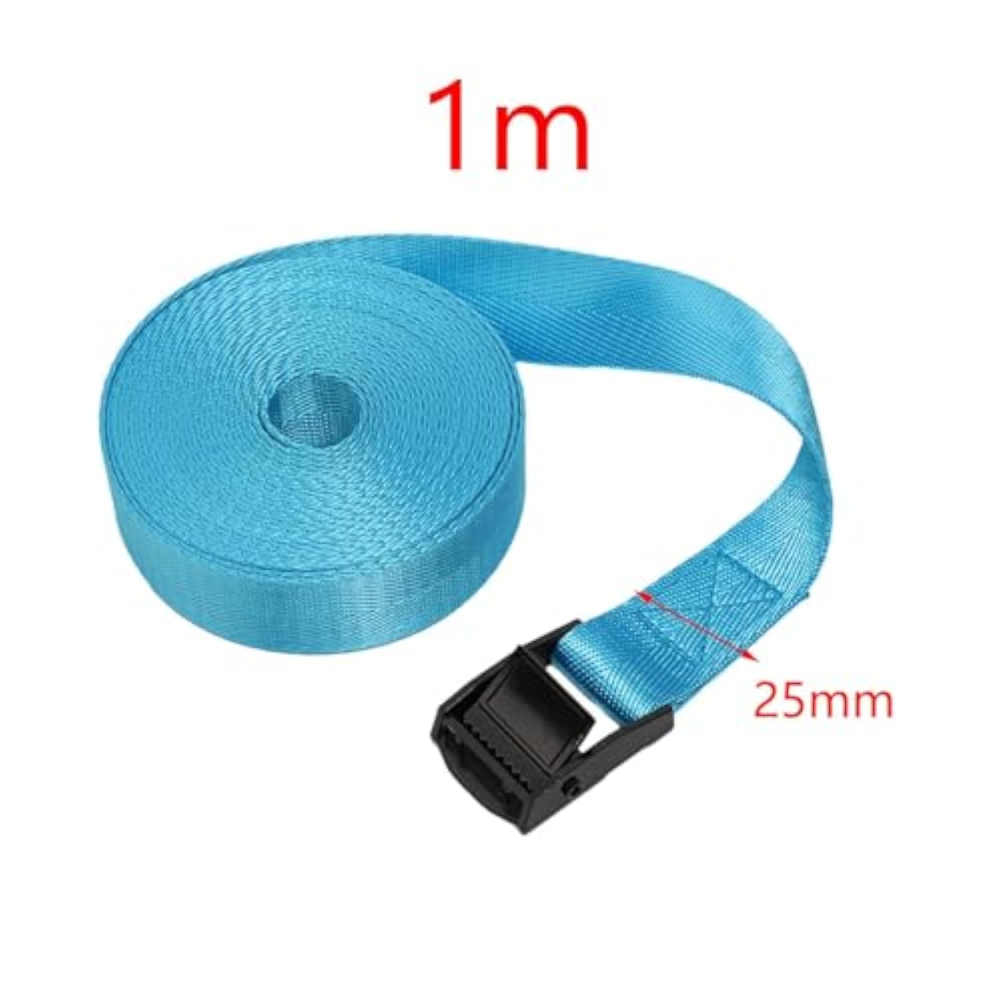 3X2Pcs Tie Down Straps Wear Resistant Tensioning Belts, Light Blue