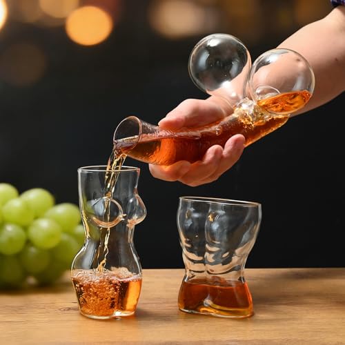 Tycol Novelty Whiskey Decanter, 20oz/600ml Glass Liquor Dispenser, Unique Gift for Dad Husband Boyfriend, Father's Day Birthday, Funny Bar Decor Conversation Starter - image 4