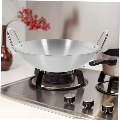 Wok de acero inoxidable VICASKY con doble asa y fondo redondo miniatura 5