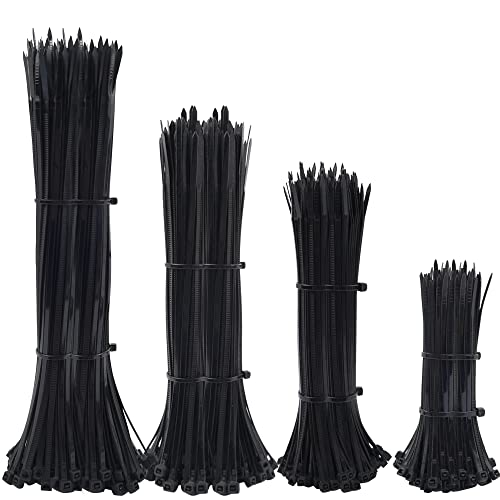 Fascette Plastica per Cablaggio，800 Pezzi Nylon