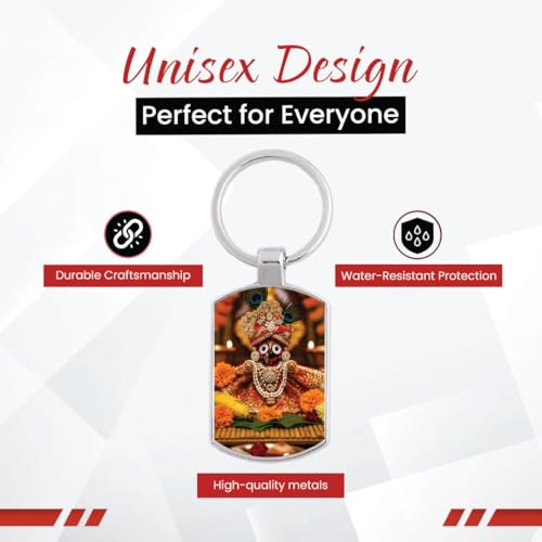Image of Stylish Metal Keychains with Permanent Glossy Print - Inspirational Quotes & Spiritual Designs - Perfect Key chains for loved ones, Personal Use, Gifts & Return Gifts