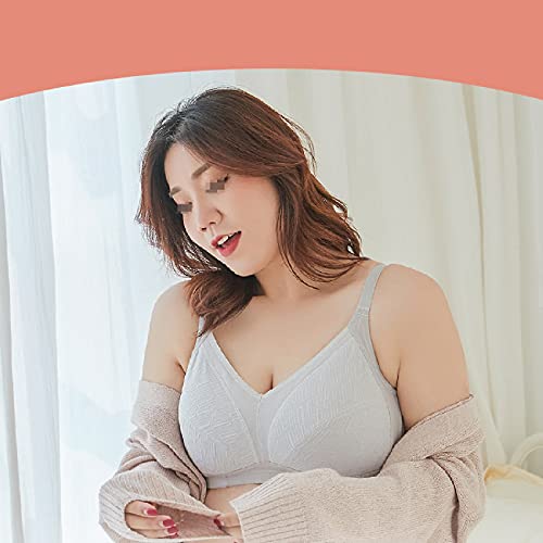 Soutien-gorge de sport sans couture WENJUN couverture complète gris 85C - 2