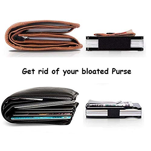 Image of HONB Money Clip Credit Card Holder Gift for Bridesmaid Groomsman Father's Day Mother's Day Birthday