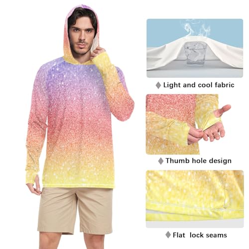 GAIGEO Cooling Sun Protective Clothing for Men, Long Sleeves Light Long Sleeve Shirt Men, Summer Jacket Men, Barn Red S4