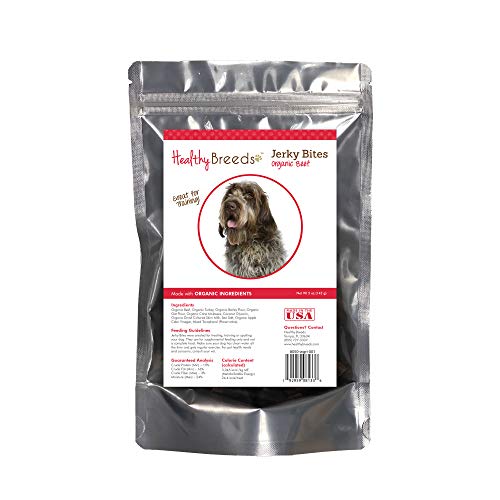 Healthy Breeds Wirehaired Pointing Griffon Jerky Bites Beef Recipe Dog Treats 5 oz