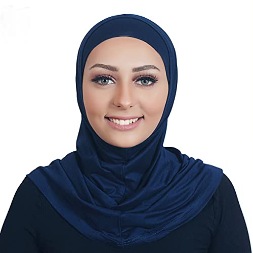 AL AMIRA Hijab Set – Modest 2 Piece Pull-On Headscarf for Women | Soft Cotton Undercap & Scarf Combo for Prayer or Daily Wear