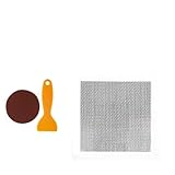 Bulevisiter Wandreparaturflicken aus Metalllegierung, mit Glasfaser, verzinkt und Gipskartonplatten, Lochreparatur, 25 x 25 cm für Netz