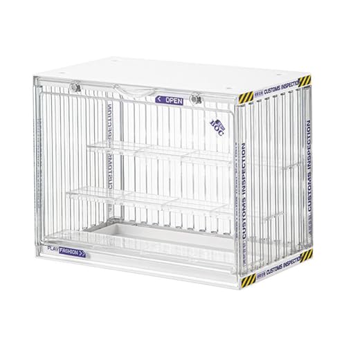 Yuehuam フィギュアケース コレクションケース アクリル コレクションケース 取り外し可能な仕切り モデルショーケースキャビネット 30*17*23cm 防塵表示ボックス 陳列ケース けショーケース ディスプレイフレーム