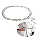 Produktbild Jurxy Körper Bauch Taille Kette Bikini Strand Körperkette Multilayer Bauchgürtel Bauchkette Legierung Taille Kette für Frauen - Silber Stil 4