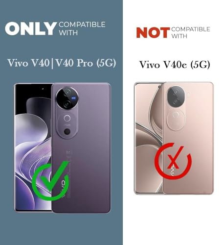 Image of Jkobi Shockproof Crystal-Clear Back Cover for Vivo V40 | Vivo V40 Pro 5G (Magsafe Wireless Support | Drop & Camera Protection | Hard Polycarbonate)