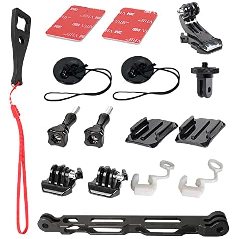 Higatful Ski/Motorcycle/Snowboard Helmet Mount Kit for Insta360 One X2, One R and GoPro Hero 10 9 Cover
