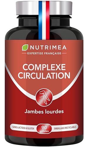Nutrimea Circulation Sanguine Jambes, Vigne Rouge, 90 Gélules