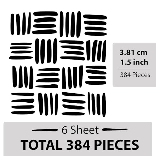 Vinilos Decorativos Negros 10 Diseños Irregulares Pack miniatura 5