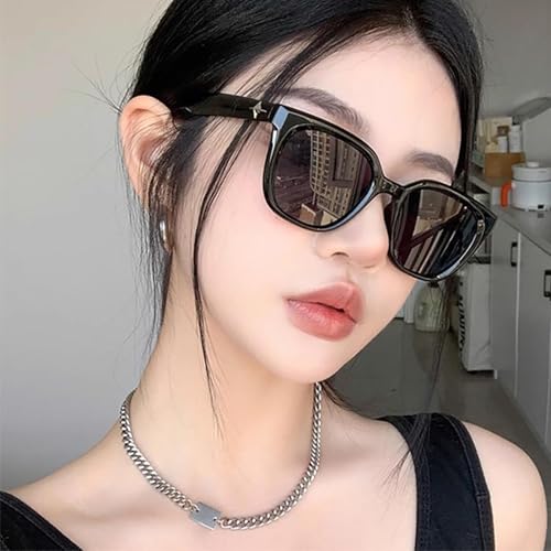 Lunettes de soleil miroir coloré style punk rétro JYYM7075-C4