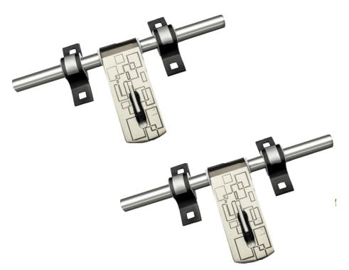 legal super industries Aldrop Stainless Steel Glossy Door Aldrop for Main Door, Latches for Door, Antique Finish (2PCS A-428 Black Glossy Antique)-image-12