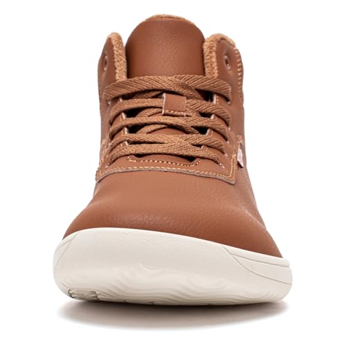 HOBIBEAR Womens Winter Barefoot Shoes Men Wide Toe Box Warm Faux Fur Lined Ankle Sneakers3