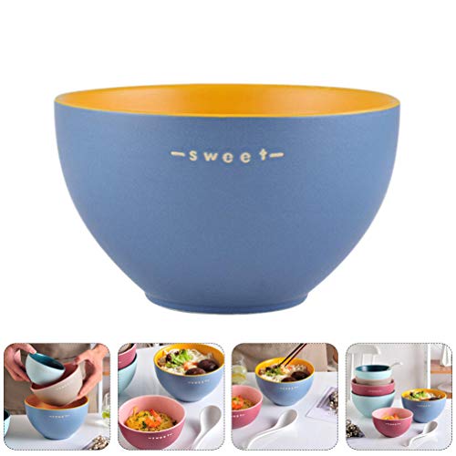 HEMOTON Tigela de sopa de cerâmica para cereais profundos, tigelas para salada, macarrão, sorvete Ra