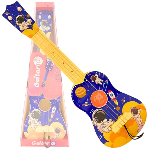 Storio Guitar Toy Ukulele Toy 4 Strings Early Educational Instruments Space Astronaut Musical Gift Musical Instruments Toys for Kids Toddlers Year of 3+ (B0D39FWWN4) Amazon Price History, Amazon Price Tracker