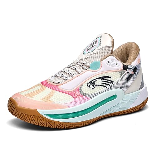 Image of Men's High-Top Basketball Shoes Anti-Slip and Wear-Resistant Soles Running Shoes Graffiti Design Fashionable Sports Shoes