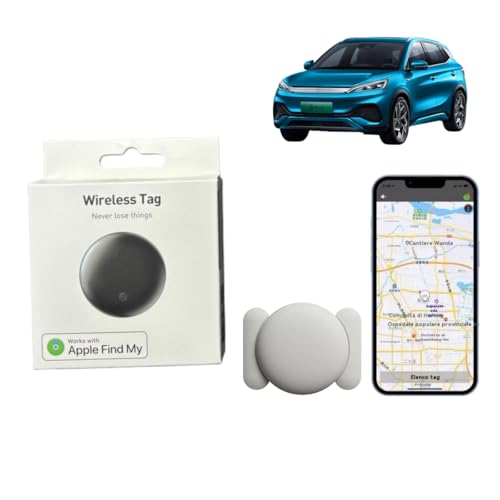 Design magnetico compatto & nascosto – Gps antifurto auto con magnete integrato, montaggio discreto e stabile su auto, moto, camion e beni personali, ideale per localizzazione nascosta senza rilevamento