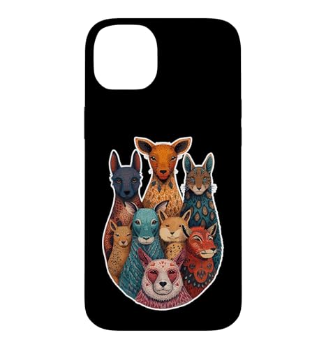 Canid Fox Wild Dog Nature Spirit Core Hunt Pack �G�^�[�i�� �X�}�z�P�[�X iPhone 14 Plus �p