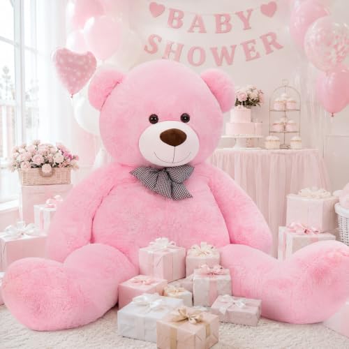 Image of MaoGoLan Giant Teddy Bear 7 Feet, Oversized Stuffed Animal, Pink