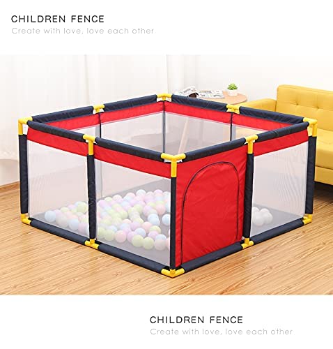 Image of BabyGo Fence Jumbo Size Ball Pit Structure Ball Pool For Kids Indoor And Outdoor(Balls Not Included)(101Cm X 101Cm X 64Cm) Sample, Multicolor, Ball Theme