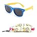 FEISEDY Kids Polarized Sunglasses Rubber Frame Children Sun Glasses UV400 Fashion Boys Girls Age 3-12 with Boxes B2830