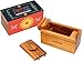 A Gift Cash Box with Secret Compartments in Designs of Wood for Money Puzzle Gift Boxes to be a Surprise Money Wooden Box Holder and Challenging Puzzle Brain Teasers for Adults and Kids