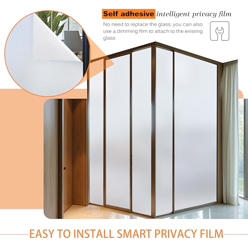 Película inteligente adhesiva para ventana PDLC 31.5 x 24.5 in miniatura 5
