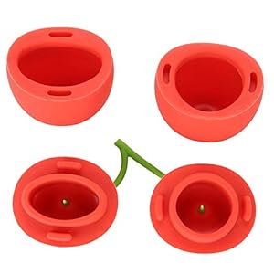 Lip Enhancer Device, Women Portable Hot Cherry Shaped Lip Plumper Enhancer Device Beauty Tool Bigger Mouth Lip Plumping Lip Plumpers Enhancer Lip Trainer for Women Girls