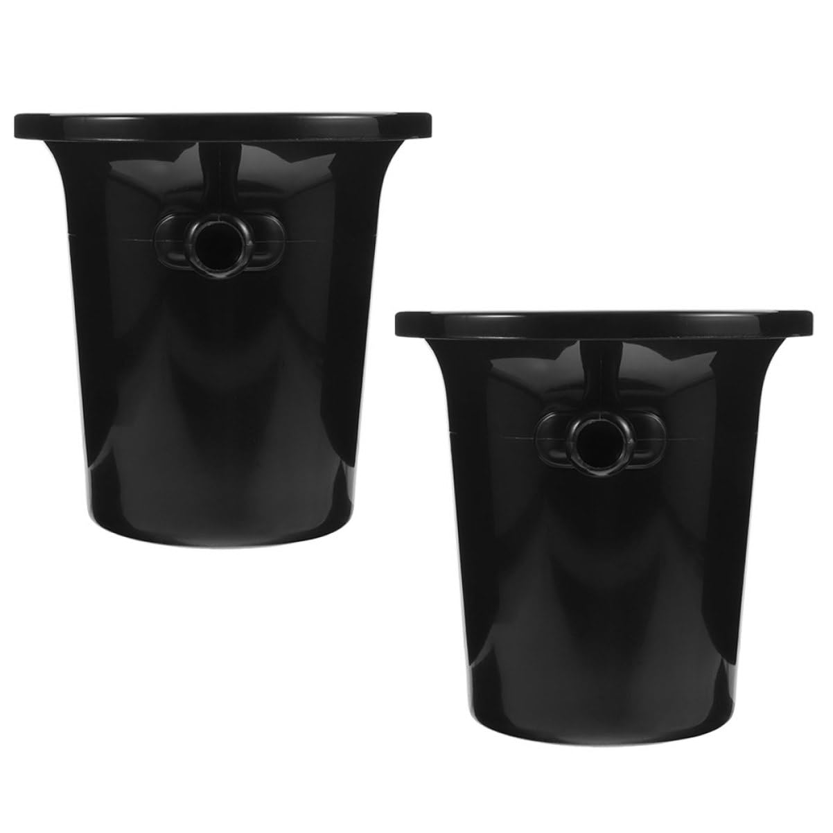 BESTYASH 2pezzi Sputacchiera Rondetta per Degustazione di Vino Secchio per Svuotamento di Sputacchiera Portatile Barile per Conservazione della Birra Accessori per Bar