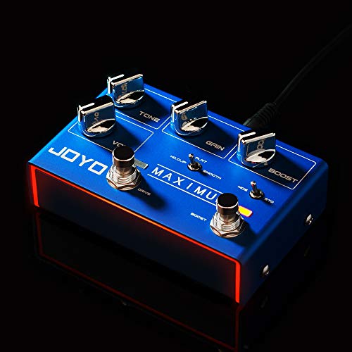 Joyo Overdrive Pedals R Series Dual Channel Pedal Clean And Wild Overdrive Effect For Electric Guitar (Maximum R-05) #TOP3