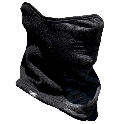 SUN NINJA Winter Neck Gaiter for Men and Women – Versatile Half Ski Mask with Neck Warmer and Ear Covering. Perfect Cold Weather Face Mask for Running, Skiing, Snowboarding, commuting and more