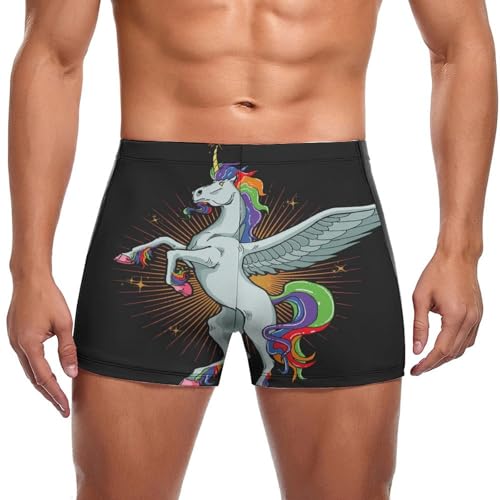 Swim briefs homme motif licorne pour éviter les irritations