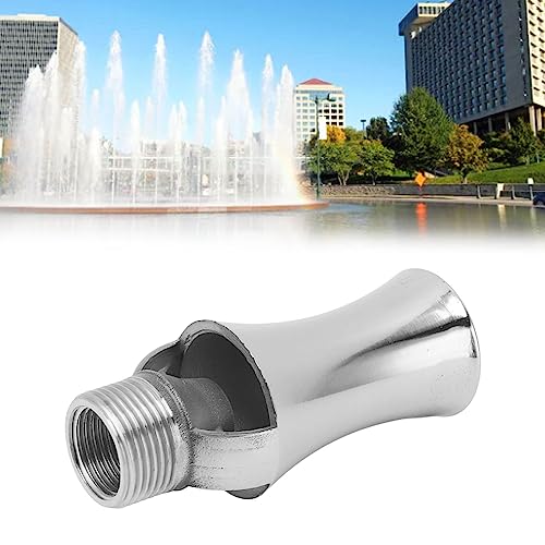 Buse Fontaine Eau Cascade Tour Glace Acier Inoxydable, Design Glace Cèdre Colonne Pulvérisation Eau Élevée, Filetage Interne 1/2 Pouce