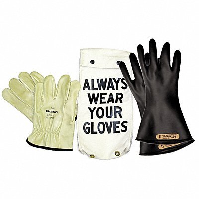 Salisbury D1029 Electrical Glove Kit Class 0 Sz 10 PR