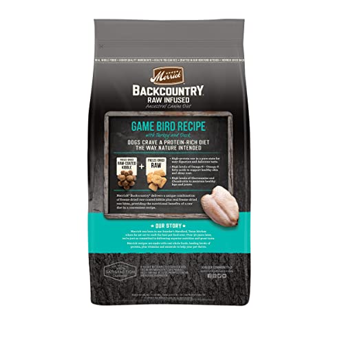 Merrick Backcountry Grain Free Dry Grownup Canine Meals, Kibble With Freeze Dried Uncooked Items, Sport Hen Recipe – 4.0 lb. Bag Merrick Backcountry Grain Free Dry Grownup Canine Meals, Kibble With Freeze Dried Uncooked Items, Sport Hen Recipe – 4.0 lb. Bag