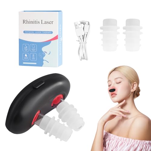 Red Light Nasal Therapy Device - Nasal Red Light Therapy Relief Treatment, Infrared Irrigation Nose Sinusitis, Sinus No More Colds, Soothing Instrument, Nose Rhinitis Device