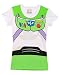 Toy Story Buzz Lightyear Juniors Astronaut Costume White T-shirt (Juniors X-Large)