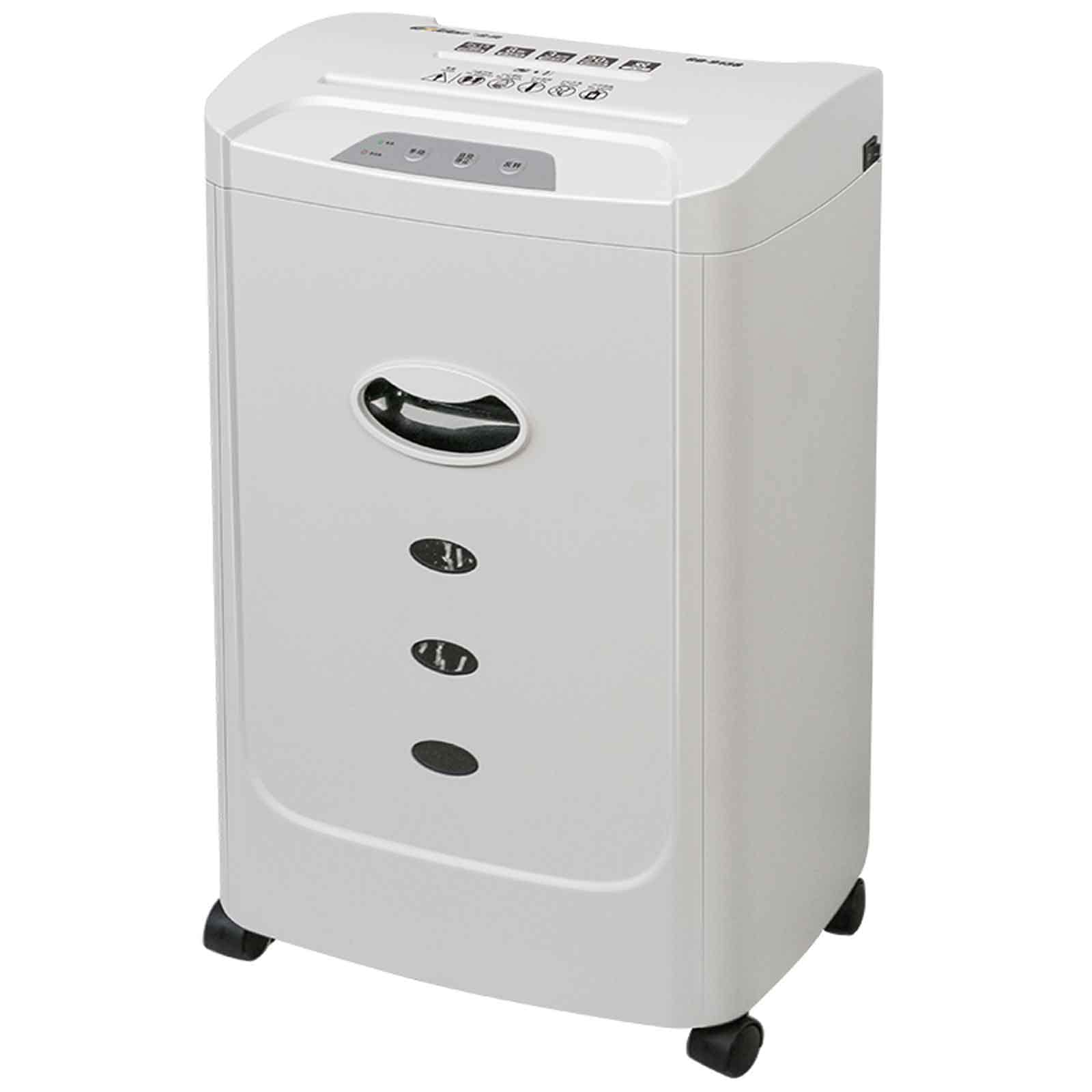 Distruggidocumenti elettrico ad alta sicurezza a 8 fogli di grado professionale, distruggidocumenti portatile per uso domestico, riservatezza a 5 livelli, grande capacità di 20 litri, 345x245x540