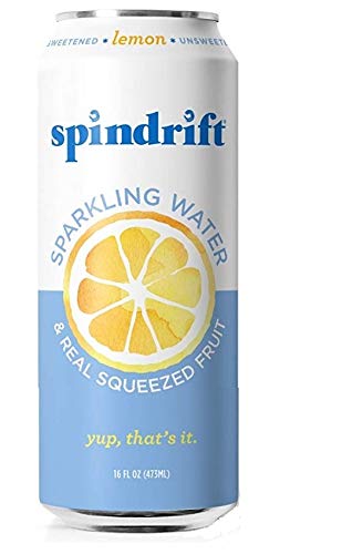Spindrift Sparkling Water, 16-Fluid-Ounce Cans, Pack of 8 (Grapefruit)