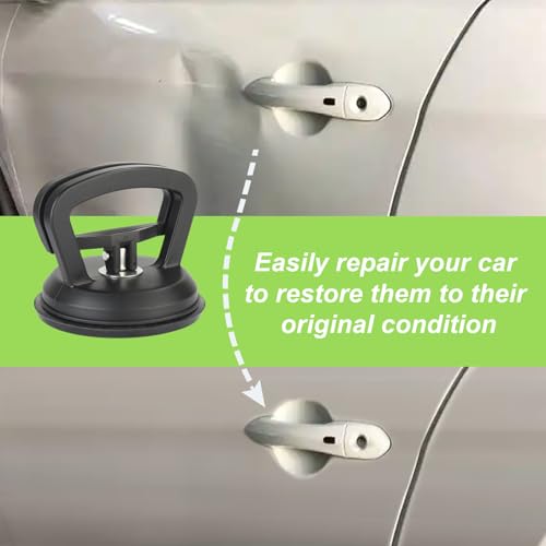 Image of Dent Puller,3 Pack Large suctionCar Dent Repair Car Dent Removal Kit Suction Cup Car Dent Removal Tool for Car Dent Repair Move Objects Glass Ceiling Tiles and act as Handles (Black+Orange)