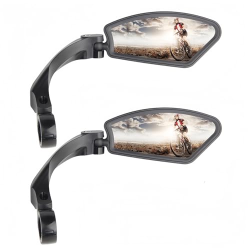 2 Pack Adjustable Handlebar Bike Mirror