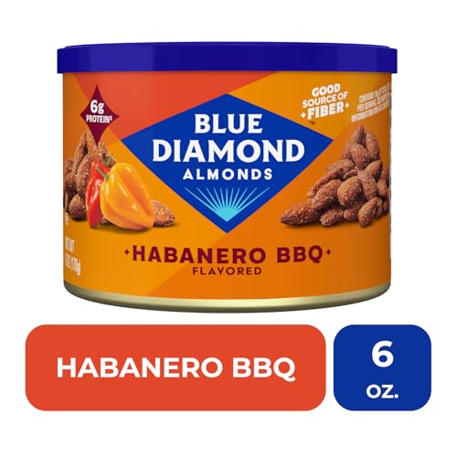 Image of Blue Diamond Almonds Habanero BBQ Snack Nuts, 6 oz, Pack of 1
