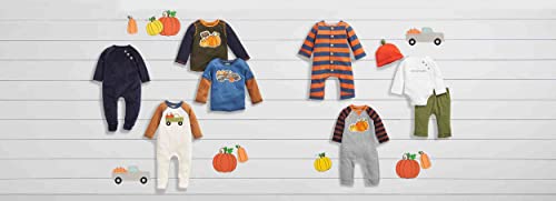 Mud Pie Boys' Blue Pumpkin Patch T Shirt3