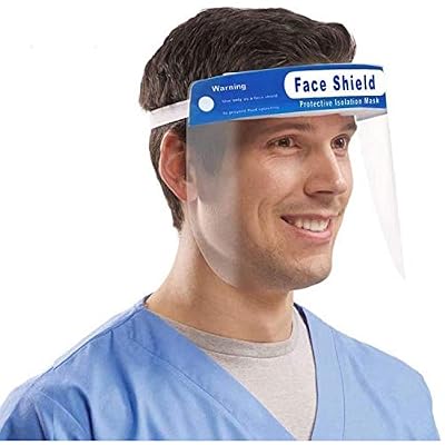 Face Shield Direct Splash Protection Eyes and Face Clear Cover With Front Sponge and Elastic B Face Windproof Dustproof