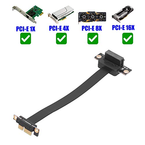 Cable Adaptador PCI Express Extensor PCIe 36Pin 1X 15cm miniatura 7