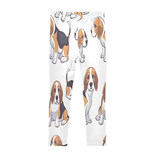 Toddler Girls Leggings Printed Yoga Pants Leggings Beagle Dogs for Kids2